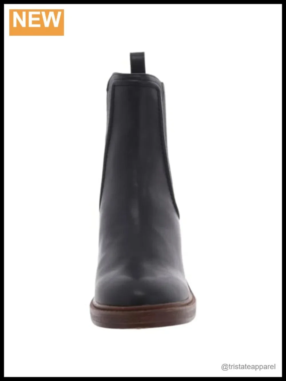 Steve Madden Curtsy Chelsea Ankle Boots Women Pull-On Block Heel Leather Suede
